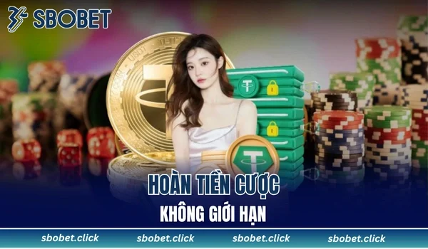 Hoàn tiền cược không giới hạn