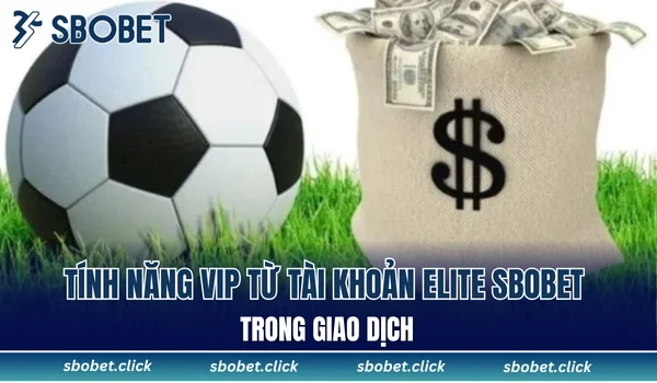 Tính năng VIP từ tài khoản Elite SBOBET trong giao dịch